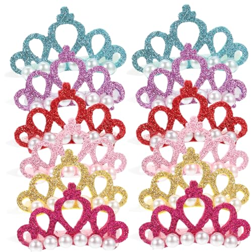 Levemolo 30個 ペットの王冠かんざし 犬の毛色 犬の爪切り ペットの毛のくし ペット用ヘアクリップ 犬のアクセサリー 動物 ペットのヘアスタイリングクリップ 猫の頭飾り ポリエステル