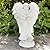 Solar Angel Garden Statue, Angel Figurine Outdoor Decor with Warm White Solar Lantern Garden Angel Figurine Outdoor Statue Waterproof Angel Sculpture Lawn Yard Art Patio Ornament Housewarming Gift