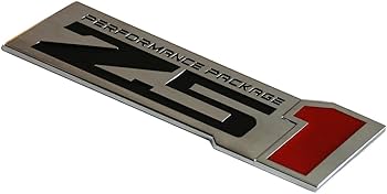 Amazon.com: Tomilia 2pcs Z51 Performance Package Emblem