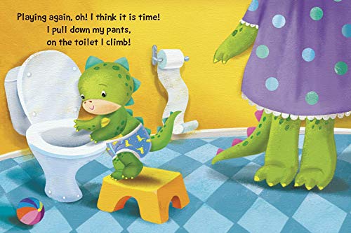 Little Hippo Books HE-KHT-20 Pottysaurus - Children'S Padded Board Book thumb #3