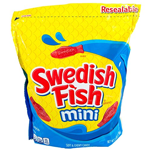 Swedish Fish Mini Soft & Chewy Candy (Original Flavor, 3.5-Pound Bulk Bag)