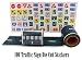 Fun Road Tape for Car Toys, 2 Rolls of 33'x2.4", Bonus 100 Die Cut Traffic Sign Stickers for Playing and Learning, Perfect to Keep Your Kids Away from Screens, Develop Their Imagination and Memory