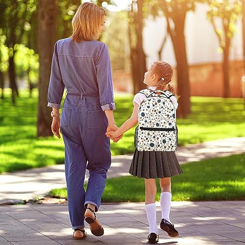 Sac à dos à pois géométriques Campus multicolore pour enfant