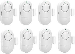 Door Window Alarms,120DB Pool Alarms for Home Security Burglar Alarms for Kids Safety (8pack)