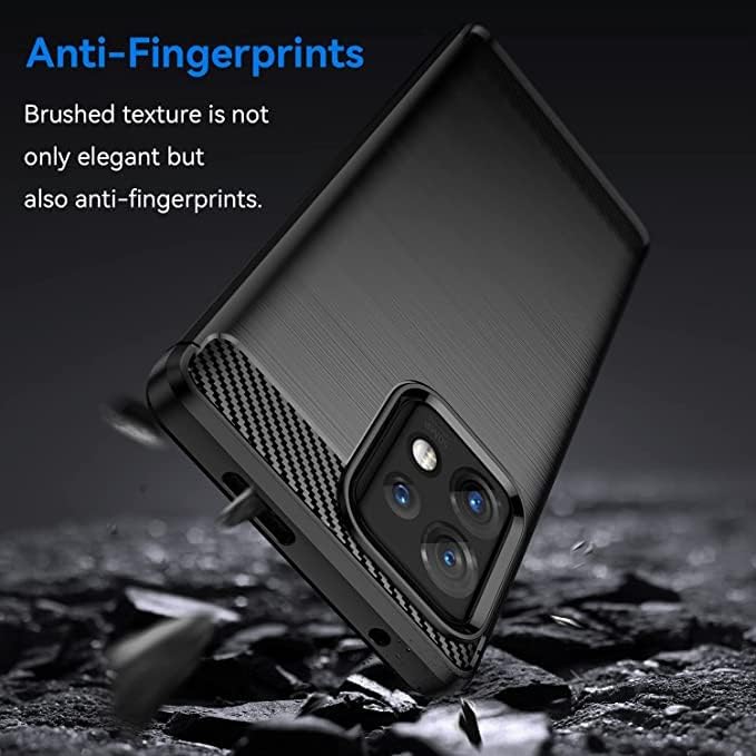 Miniatura 6 de Aikcks Funda para Motorola Edge Plus 5G 2023, goma ultrafina, a prueba de golpes y caídas, para Motorola Edge 40 ProMoto X40Moto X40 Pro, funda negra