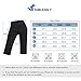 RIMLESS 7 Women's Capri Pants with Pockets Lounge Crop Yoga Pants Tummy Control Stretch Workout High Waist Athletic Pants P03-Black-M