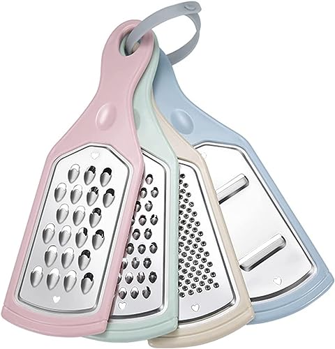 Image of Stylish Kitchen Graters Set of 4 | Stainless Steel Grinder, Multi-Purpose Handheld Grater Zester for Vegetable | Grater for Fruit, Chocolate, Cheese