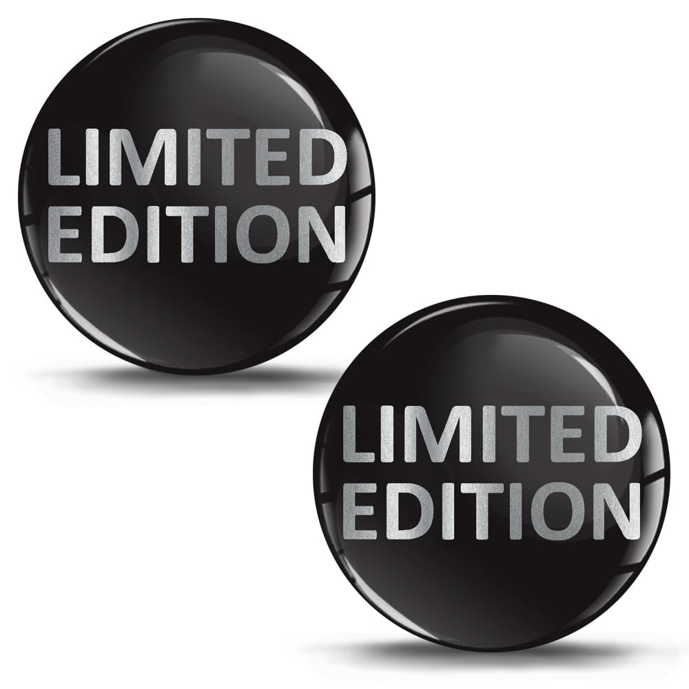Skinoeu Multicolour 2 X 3D Gel Silicone Limited Edition Logo Stickers Car Motorcycle Bicycle Phone Laptop Ks 20