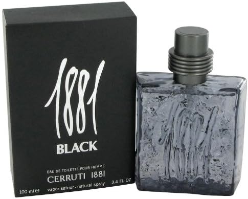 Cerutti 1881 Black Eau De Toilet Spray for Men, 3.4 Ounce