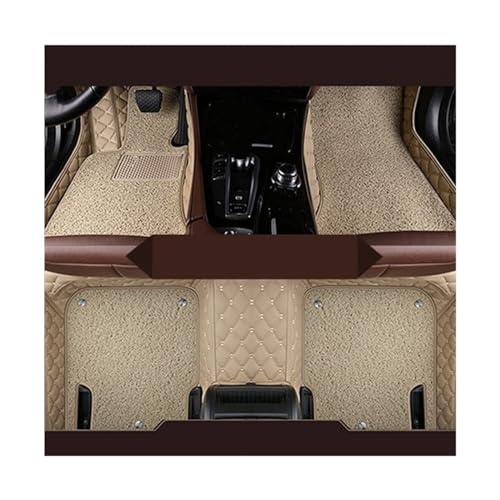 Tapis de voiture en caoutchouc et cuir premium pour habitacle Nissan Navara