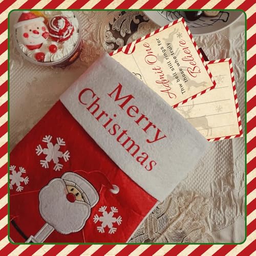 Invitaciones de Navidad con regalos de creer y diseño de billete polar con sobre incluido 6