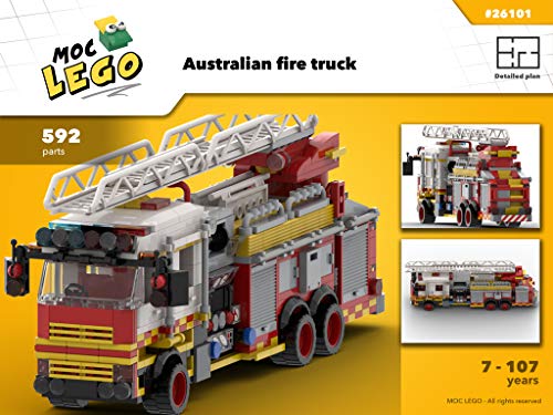 lego fire truck moc