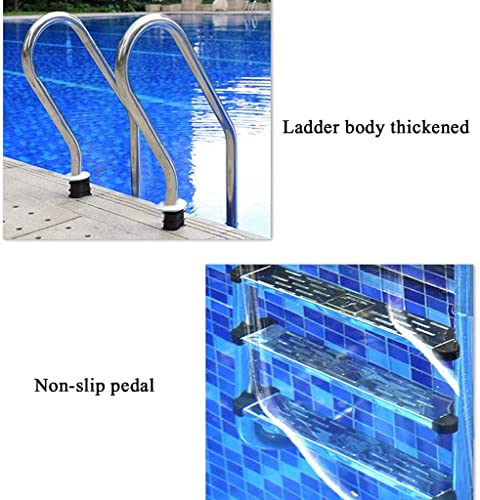 Barandilla embebida para piscina con escalera y 2 pasos miniatura 3