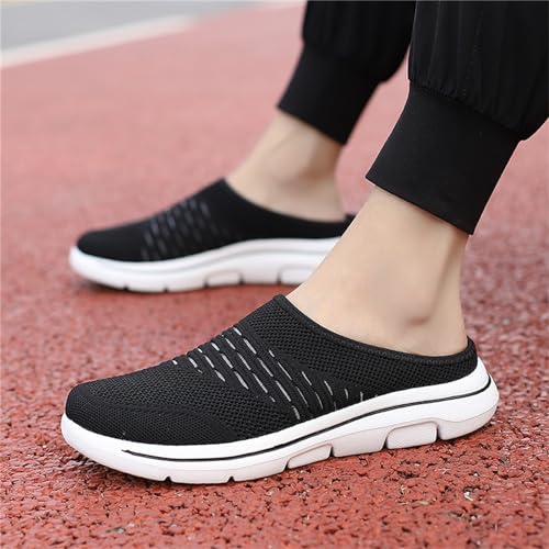 Pantuflas de punto ligeras para mujer: adiós al cansancio con este calzado informal beige 2