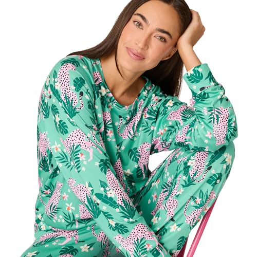 Image of PJ Salvage Women's [Amazon Exclusive] Cloud Jersey Jogger Pajama 2-piece Pj Set