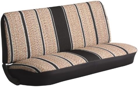 FIA TR44 BLACK Universal Fit Truck Bench Seat Cover (Black)