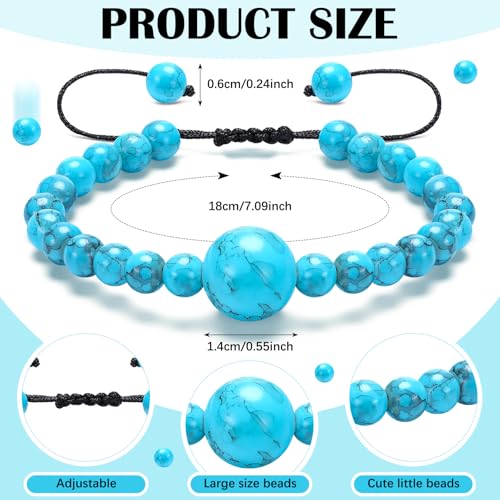 Image of Sureio 6 Pcs Motion Sickness Bracelets Cruise Essentials Adjustable Anti Nausea Wristband for Adults Car Sea Air Sickness Relief