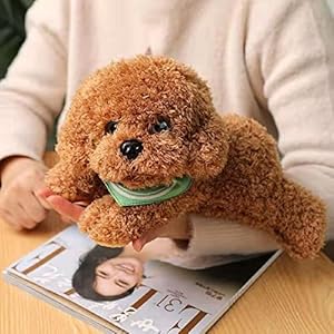 Dog-Stuffed-Animal-Golden-Doodle-Puppy-Plush-Toy-with-Realist-Weighted-Soft-dog-stuffed-gift-for-kids11-inches-Brown-Color - Cucciolini Doodles   Dog-Stuffed-Animal-Golden-Doodle-Puppy-Plush-Toy-with-Realist-Weighted-Soft-dog-stuffed-gift-for-kids11-inches-Brown-Color