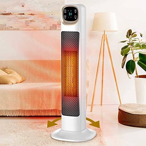 2000 W Electric Ceramic Heater, schnell Erwärmung und Fernbedienung, 120 ° Schwenkung, 12-Stunden-Timer, Überhitzungsschutz, leiser ElektroheizerElectric Heater for Rooms up to 30 m² Cover