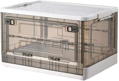 Amazon 折りたたみ 収納ボックス フタ付 衣装ケース 寝室 リビングルーム 車用収納ボックス透明収納ボックス グレー 収納ケース ボックス オンライン通販 Amazon 折りたたみ 収納ボックス フタ付 衣装ケース 寝室 リビングルーム 車用収納ボックス透明収納ボックス グレー 収納ケース ボックス オンライン通販
