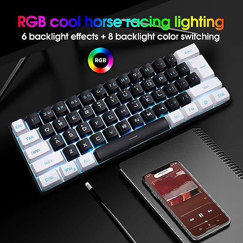 Teclado Gamer XUMIUZIY87u0s36zgd-12 USB-C 60% miniatura 2