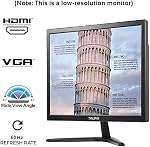 17 inch Square PC Monitor 4:3 LED Backlit Monitor 1280 X 1024 Resolution, 60 Hz, 5Ms, VESA Mountable, VGA, HDMI, TN Panel, Built-in Speakers