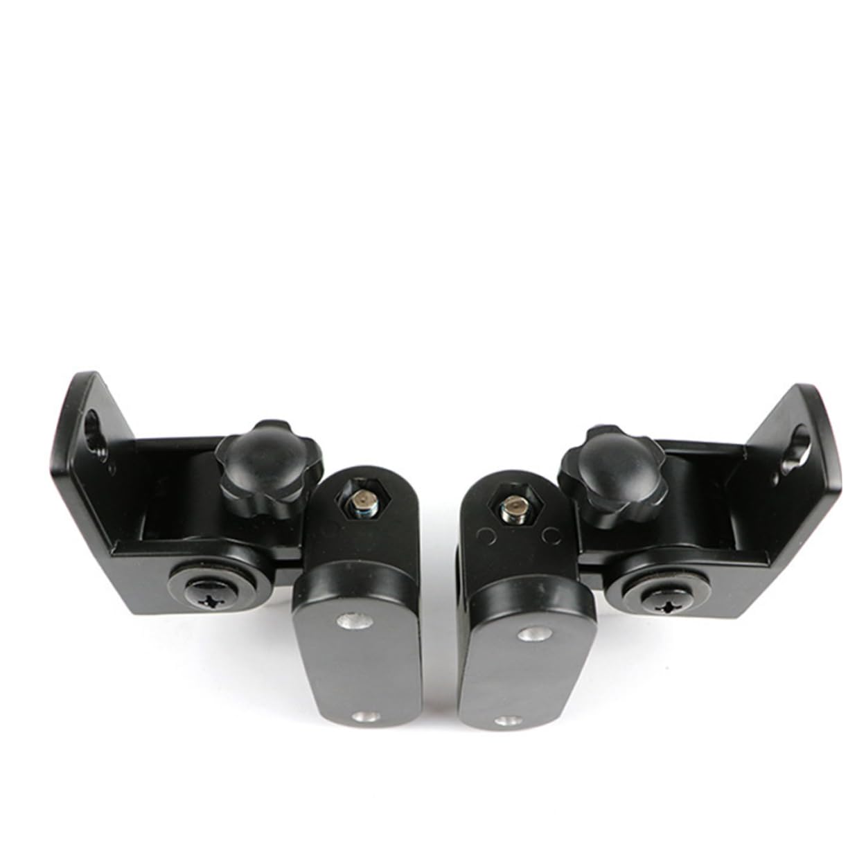 Soporte para barra de sonido y altavoces satélite articulado negro de 180 grados