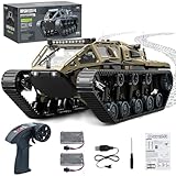 char radiocommandé airsoft 🏎️🏎️【Char Télécommandé 2,4 GHz】En ouvrant l'emballage, vous recevrez 1 char d'assaut (26,5 × 13,5 × 11 cm), 1 télécommande, 2 batteries rechargeables, 1 câble USB, 1 tournevis et 1 manuel d'instructions. Ce char télécommandé est conçu à l'échelle 1:16 et utilise une télécommande portable de 2,4 GHz, avec une portée de contrôle allant jusqu'à 50 m, une réponse rapide et sans interférences. Il permet de réaliser facilement des mouvements avant, arrière, des virages et des rotations libres à 360°, et peut être facilement manipulé par des enfants.