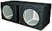 R/t 328.10 Empty Woofer Enclosure Obcon Dual 10 Slot Vented;mdf