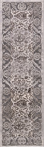 Wow Home Concord Global Thema Vintage Brown - Gray Area Rug 2'3"X7'3" #TOP4