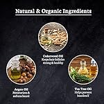 Beard Growth Oil for Men with Cedarwood and Tea Tree Oil - Easy Beard Dispenser and Pump for Mens Beard Care - Sulfate Free Beard Softener - Thickening Beard Exfoliator for Men (2oz) - Image 3