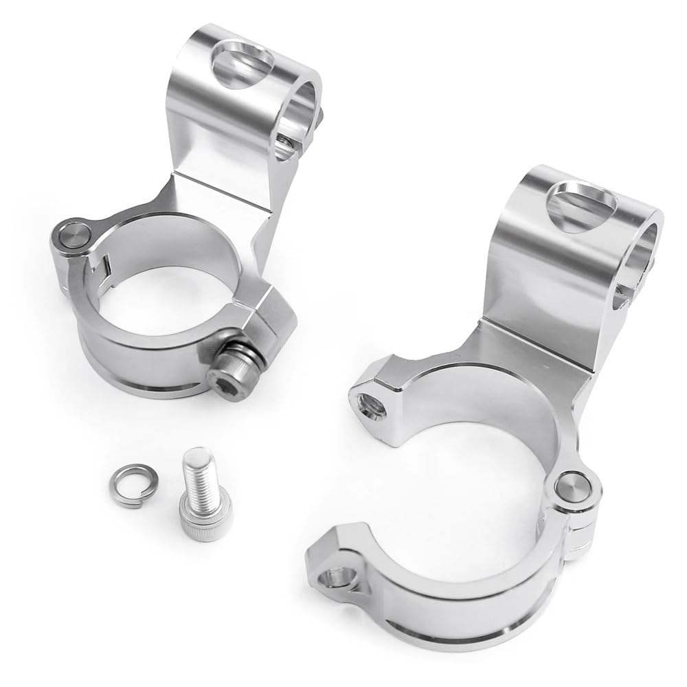 Altezza Manubrio Riser Clip Per Riser Rialzato Per Moto 37 41 43 45 48 50 51MM Regolabili Per Manubrio Da 7/8 "Morsetto Per 1,5" Rised