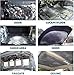 MODIGT 10mm 21.53sqft 40inch x 80inch Automotive Heat Shield Mat Sound Deadener Mat Noise & Dampening Heat Insulation Mat Application for Car Hood Dynamat Ceiling Door