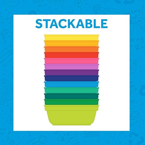 Miniatura 4 de Re Play Paquete de 3 cuencos apilables hechos en Estados Unidos de 12 onzas hechos de jarras de leche recicladas pesadas y ecológicas 3 cuencos  3