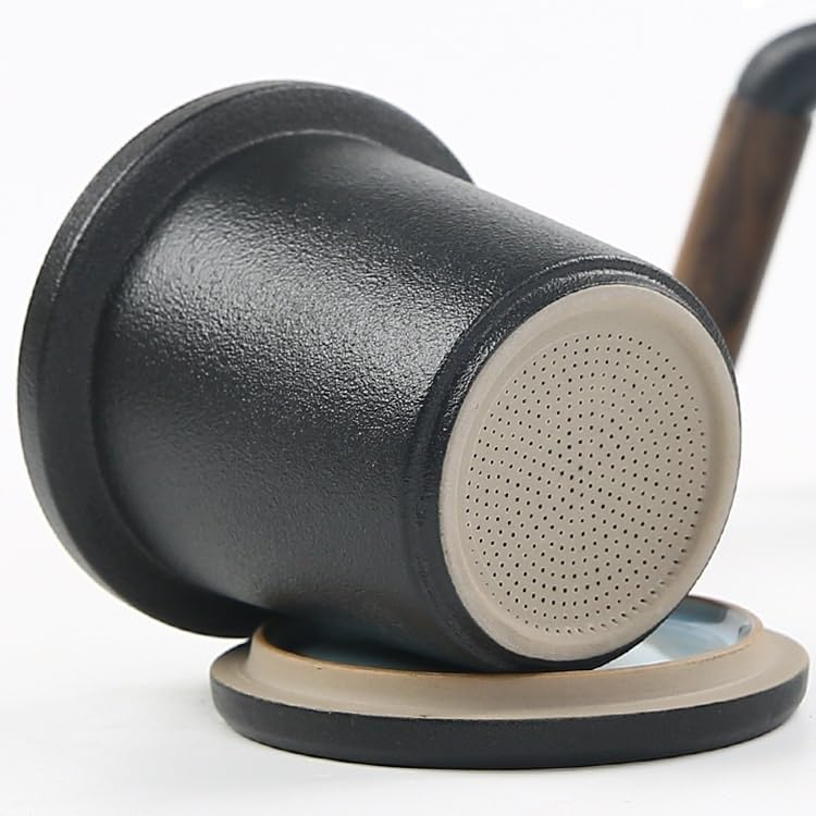 Tazza da tè con infusore, Tazza da tè in Ceramica da 400 ml, Tazza da tè in Ceramica con Coperchio, Tazza da tè in Porcellana, Perfetta per L'Ufficio e l'uso Domestico