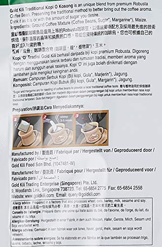 Gold Kili Traditional Kopi O Kosong Coffee 20 X 10G #TOP4