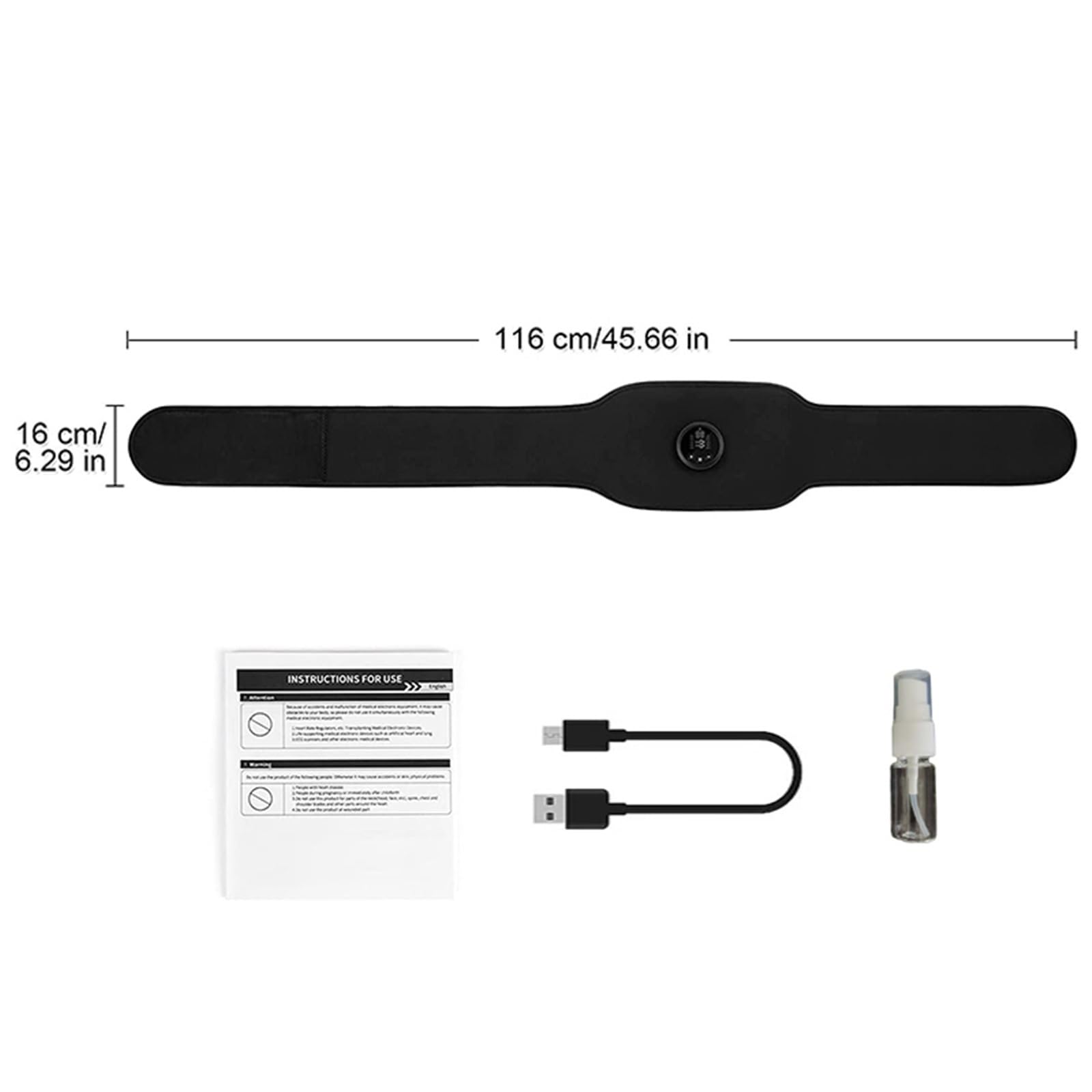 Ceinture abdominale – Ceinture portable pour homme et femme, facile à transporter et pratique pour un usage quotidien