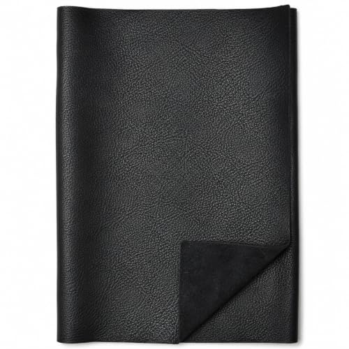 Reed Leather Hides - Cow Leather for Arts and Crafts (Black, 8 inches X 11 Inches)