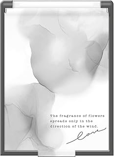 クーリア ミラー マーブルコスメ Sサイズミラー ニュアンスブラック 96210