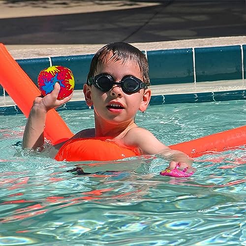 LATERN 30 Stück Wasserbombenbälle, 5CM Wiederverwendbarer Wasserabsorbierender Ball Mini Wasserspritzbälle für Outdoor Wasseraktivitäten Poolstrand Gastgeschenke Sommerliche Wasserkampfspiele