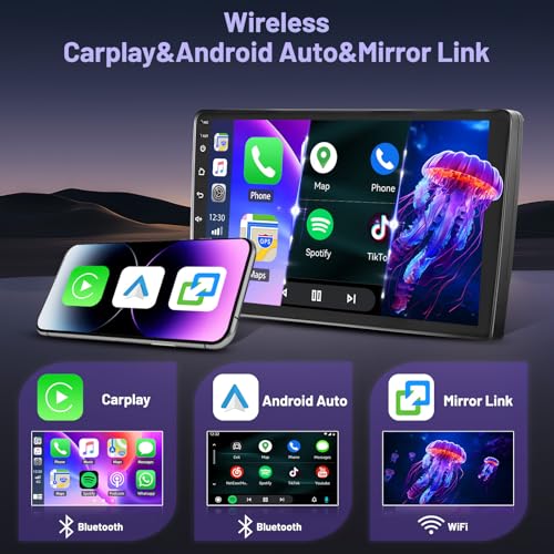 [4+64G] for Mazda MX-5 Miata 2009-2015 Hikity Android 15 Car Stereo, 9 Inch Touchscreen Radio Carplay/Android Auto GPS Navigation WiFi Bluetooth AHD Backup Camera by Hikity - Image 3