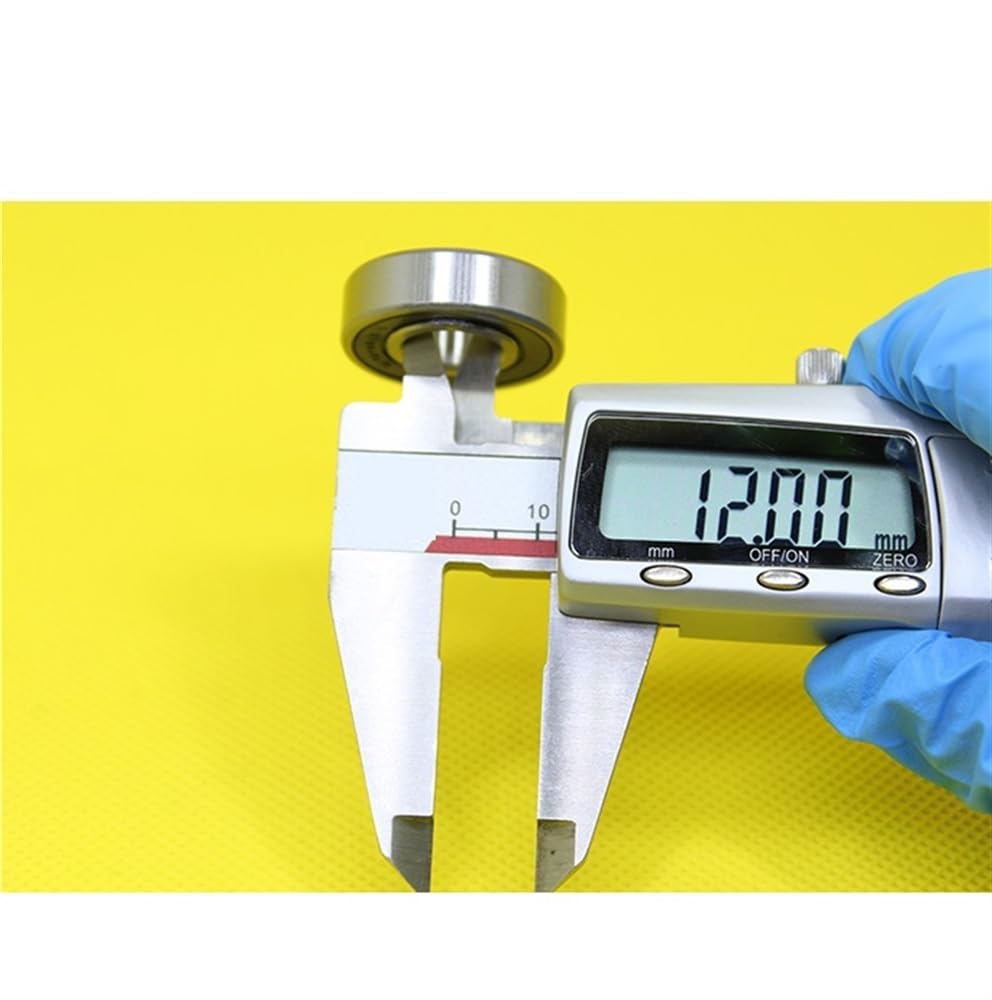 DUKUTS 6001-2RS Hybrid Ceramic Bearing 12x28x8 mm ABEC-1 (1 PC) Bicycle Bottom Brackets Spares 6001RS Si3N4 Ball Bearings