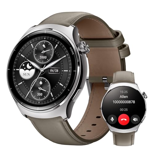 Mibro Lite3 Pro Reloj Inteligente Hombre GPS smartwatch con 1.32'' AMOLED Display, 50m Impermeable, 15 días duración,150+Deporte Modos, Smartwatch Redondo con Llamadas, 24/7 Seguimiento Salud