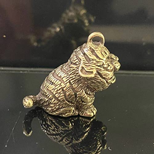 Pingente de Tigre Cor Sólida Encantador Pendurado Artesanato DIY Artesanato Vintage