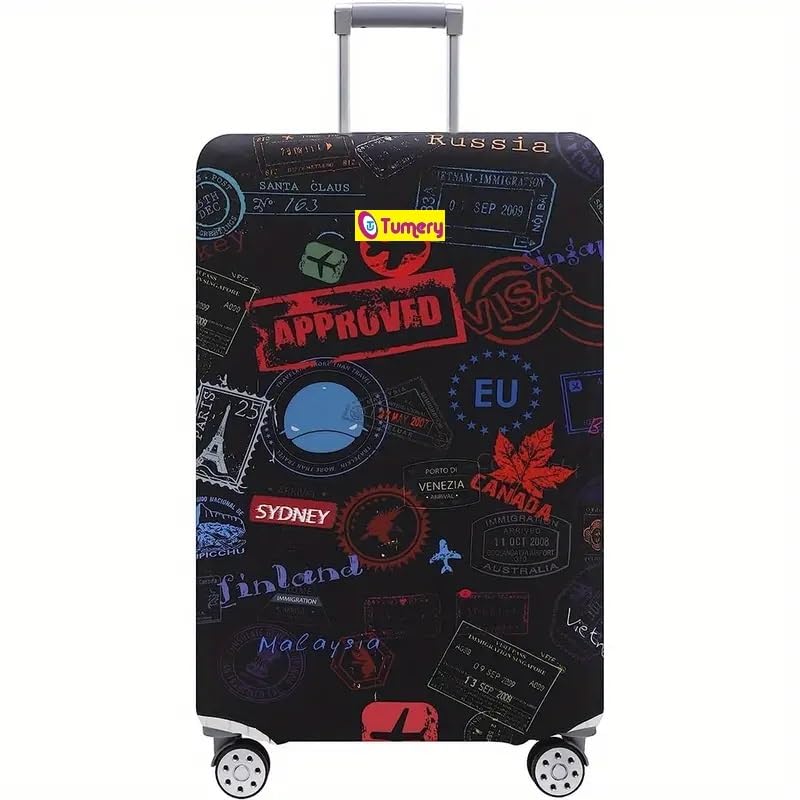 Luggage Cover Washable Dust Proof Anti-Scratch Polyester Blend Suitcase Protector Sutaible for VIP, Safari SKYBAG X-Large (Suitable for 80 CM)-image-3