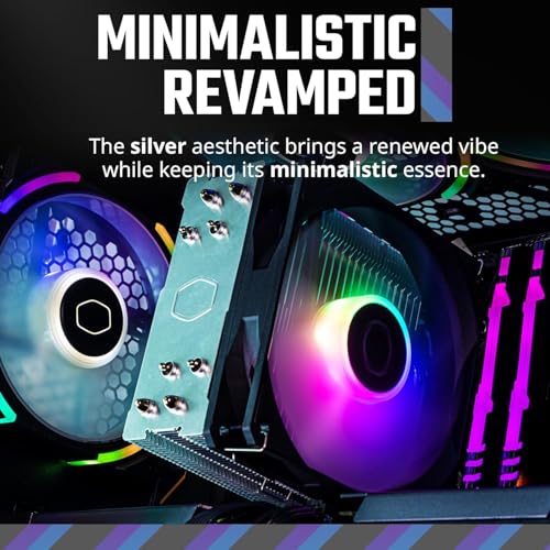 Cooler Master Hyper 212 Spectrum V3 ARGB CPU Cooler - 120mm Performance Fan | Support Latest LGA1851, LGA1700, AM5, AM4 Socket | PWM Case Fans |... - Image 2