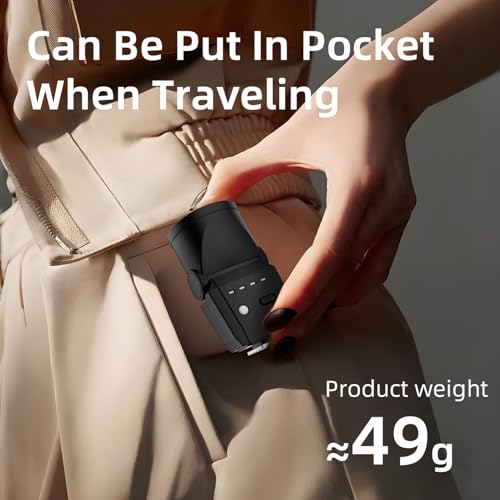 Pyhodi Micro Cámara Flash, Gn8 6500k CRI97 Película Digital DSLR Linterna Portátil Montaje de Zapatilla de Calzado Caliente Luz de Relleno Externo F02, Camera Mini Linterna - imagen 2