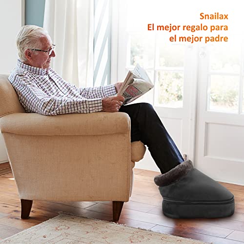 Snailax-3-en-1-Masajeador-de-Pies-con-Calefaccion-y-Vibracion-Masaje-de-Espalda-con-Calor-almohadilla-termica-y-5-modos-de-masaje-calentadores-de-pies-alivio-del-dolor-SL522V-ES