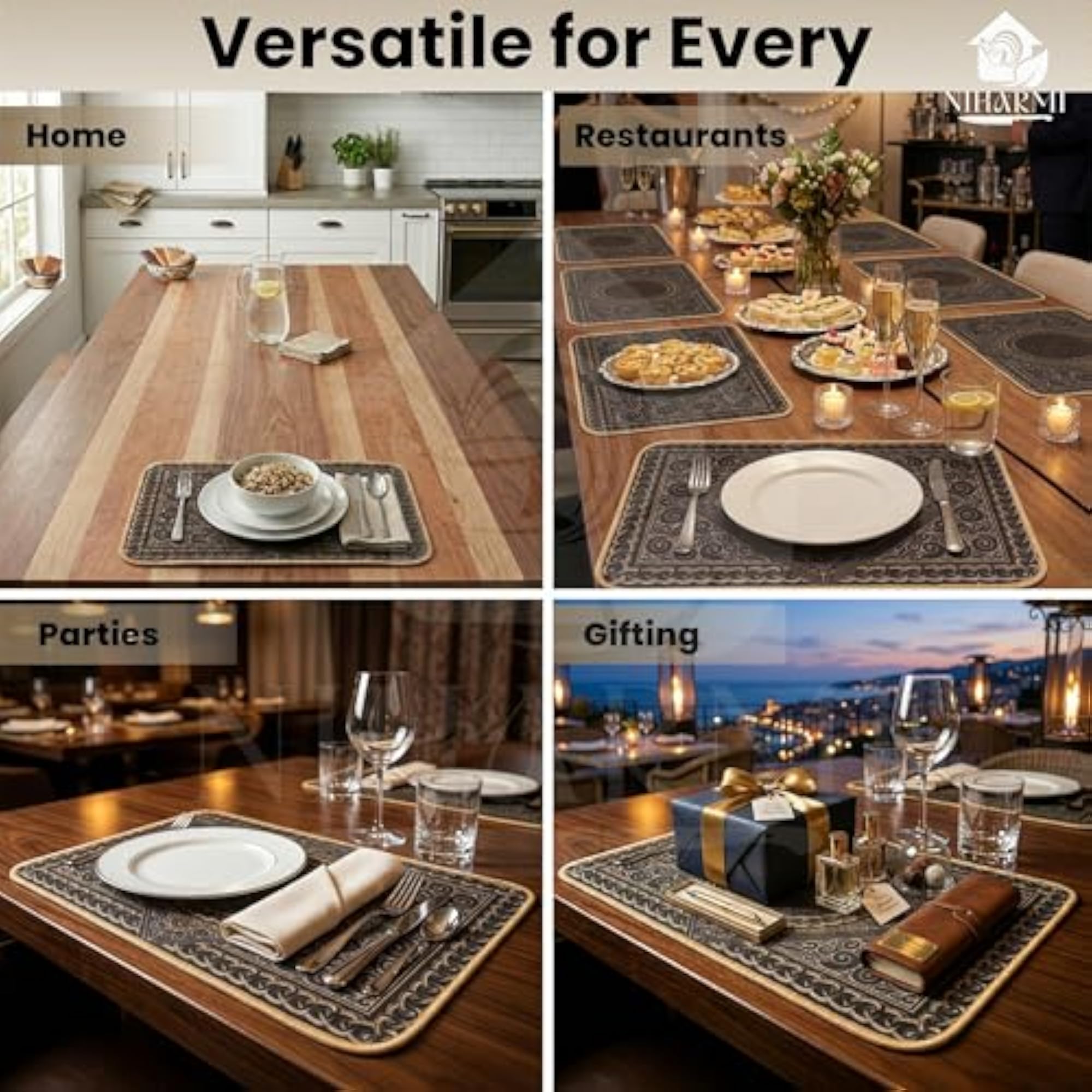 Premium Celtic Renaissance Placemats for Dining Table