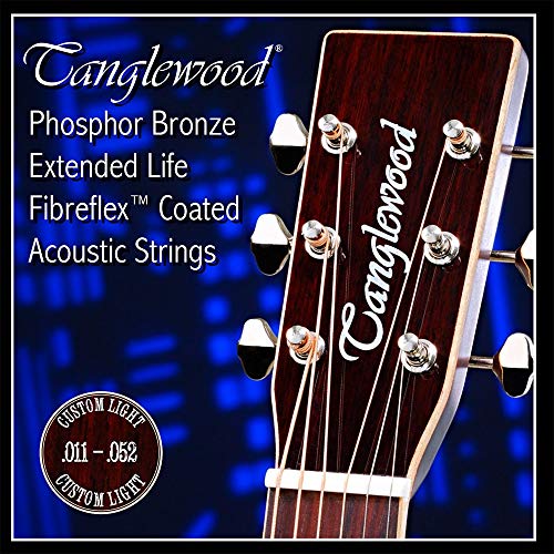 Tanglewood® »ACOUSTIC STRINGS TWGS-11 PHOSPHOR BRONZE COATED« Cordes avec Revêtement pour Guitare Acoustique – Custom… - Les Beatles, Paul McCartney, John Lennon, RIngo Starr, George Harrison Tanglewood® »ACOUSTIC STRINGS TWGS-11 PHOSPHOR BRONZE COATED« Cordes avec Revêtement pour Guitare Acoustique - Custom…
